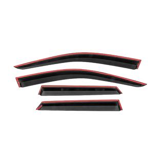 Window Deflectors with Chrome Trim Niken Luxury (4 pcs) photo 4