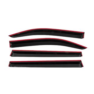 Window Deflectors with Chrome Trim Niken Luxury (4 pcs) Citroen Berlingo/Multispace 2018- photo 4