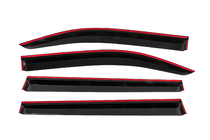 Opel Combo 2019- Window Deflectors with Chrome Trim Niken Luxury (4 pcs) photo 4