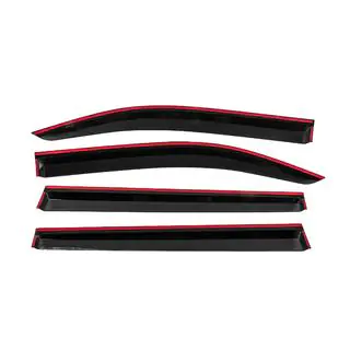 Window Deflectors with Chrome Trim Niken Luxury (4 pcs) Peugeot Partner/Rifter 2019- photo 4