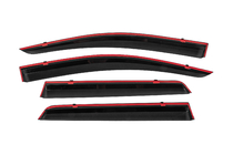Fiat Freemont 2011-2016 Window Deflectors with Chrome Trim Niken Luxury (4 pcs) photo 4
