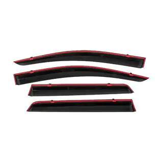 Window Deflectors with Chrome Trim Niken Luxury (4 pcs) photo 4