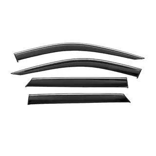 Window Deflectors with Chrome Trim Niken Luxury (4 pcs)