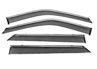 Ford Explorer 2019- Window Deflectors with Chrome Trim Niken Luxury (4 pcs) photo 1