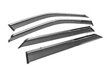 Ford Explorer 2019- Window Deflectors with Chrome Trim Niken Luxury (4 pcs) photo 3