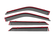 Ford Explorer 2019- Window Deflectors with Chrome Trim Niken Luxury (4 pcs) photo 4
