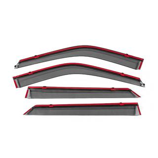 Window Deflectors with Chrome Trim Niken Luxury (4 pcs) photo 4
