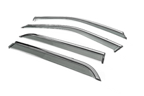 Ford Explorer 2011-2019 Window Deflectors with Chrome Trim Niken Luxury (4 pcs) photo 2