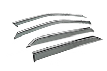 Ford Explorer 2011-2019 Window Deflectors with Chrome Trim Niken Luxury (4 pcs) photo 3