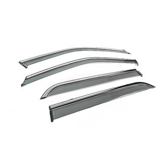 Window Deflectors with Chrome Trim Niken Luxury (4 pcs) photo 3