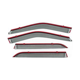 Window Deflectors with Chrome Trim Niken Luxury (4 pcs) photo 4