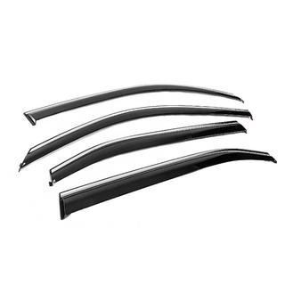 Window Deflectors with Chrome Trim Niken Luxury (EU/Asia, 4 pcs) Honda HR-V 2021- photo 3