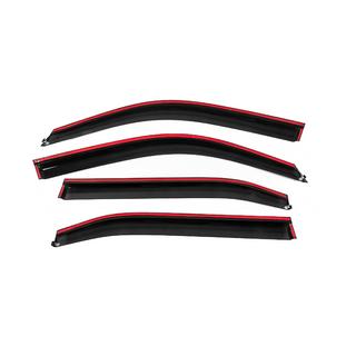 Window Deflectors with Chrome Trim Niken Luxury (EU/Asia, 4 pcs) Honda HR-V 2021- photo 4
