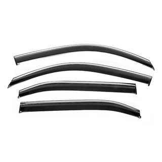Window Deflectors with Chrome Trim Niken Luxury (EU/Asia, 4 pcs) photo 1