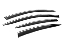 Hyundai Ioniq 6 2022- Window Deflectors with Chrome Trim Niken Luxury (4 pcs) photo 3