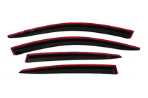 Hyundai Ioniq 6 2022- Window Deflectors with Chrome Trim Niken Luxury (4 pcs) photo 4