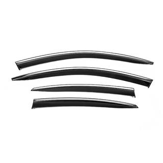 Window Deflectors with Chrome Trim Niken Luxury (4 pcs) Hyundai Ioniq 6 2022- photo 1