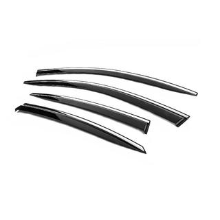 Window Deflectors with Chrome Trim Niken Luxury (4 pcs) Hyundai Ioniq 6 2022- photo 2