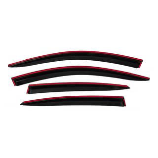 Window Deflectors with Chrome Trim Niken Luxury (4 pcs) Hyundai Ioniq 6 2022- photo 4
