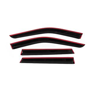 Window Deflectors with Chrome Trim Niken Luxury (4 pcs) Jeep Grand Cherokee WK2 2010-2021 photo 4
