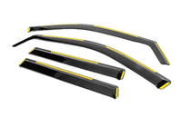Jeep Grand Cherokee WK2 2010-2021 In-Channel Wind Deflectors Niken Luxury (4 pcs) photo 2