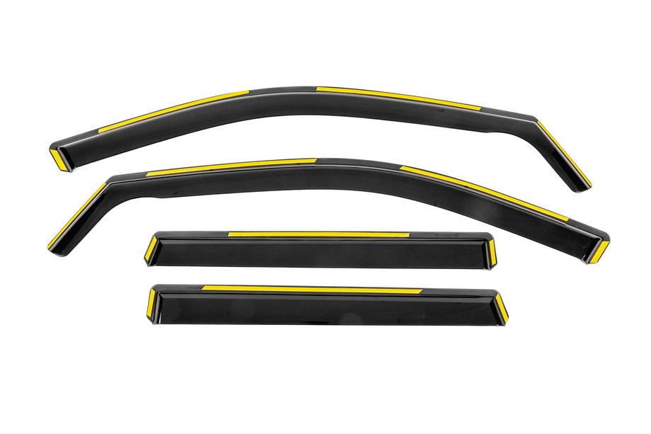 Jeep Grand Cherokee WK2 2010-2021 In-Channel Wind Deflectors Niken Luxury (4 pcs) Image