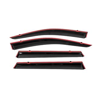 Window Deflectors with Chrome Trim Niken Luxury (4 pcs) photo 4