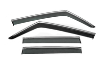 Jeep Renegade 2014- Window Deflectors with Chrome Trim Niken Luxury (4 pcs) photo 1