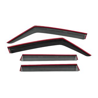 Window Deflectors with Chrome Trim Niken Luxury (4 pcs) photo 4