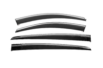 Kia Sportage 2015-2021 Window Deflectors with Chrome Trim Niken Luxury (4 pcs) photo 2