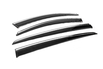 Kia Sportage 2015-2021 Window Deflectors with Chrome Trim Niken Luxury (4 pcs) photo 4