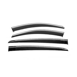 Window Deflectors with Chrome Trim Niken Luxury (4 pcs) Kia Sportage 2015-2021 photo 2