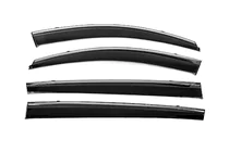 Kia Sportage 2010-2015 Window Deflectors with Chrome Trim Niken Luxury (4 pcs) photo 2