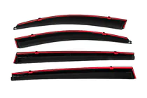 Kia Sportage 2010-2015 Window Deflectors with Chrome Trim Niken Luxury (4 pcs) photo 5