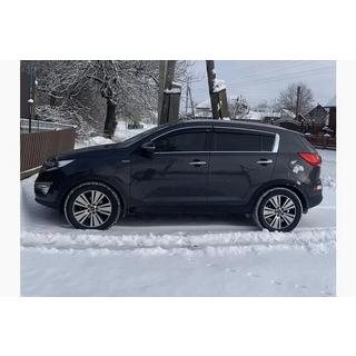 Window Deflectors with Chrome Trim Niken Luxury (4 pcs) Kia Sportage 2010-2015 photo 1