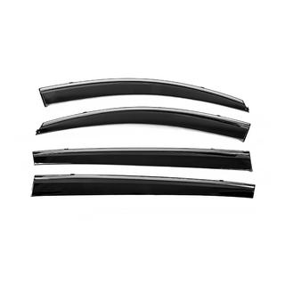 Window Deflectors with Chrome Trim Niken Luxury (4 pcs) Kia Sportage 2010-2015 photo 2