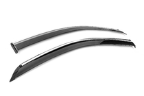 Mercedes Vito/V-class W447 2014- Window Deflectors with Chrome Trim Niken Luxury (2 pcs) photo 3