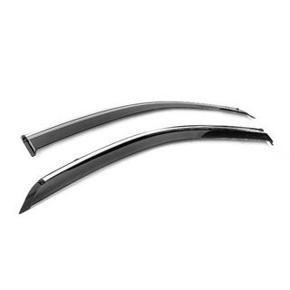 Window Deflectors with Chrome Trim Niken Luxury (2 pcs) photo 3