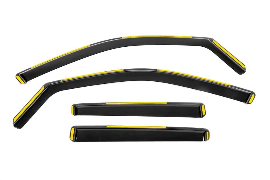 Mercedes GLE/ML class W166 2011-2018 In-Channel Wind Deflectors Niken Luxury (4 pcs) Image