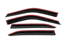 Mitsubishi Eclipse Cross 2017- Window Deflectors with Chrome Trim Niken Luxury (4 pcs) photo 4