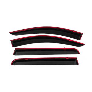 Window Deflectors with Chrome Trim Niken Luxury (4 pcs) photo 4
