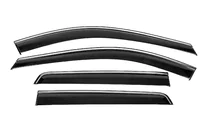 Nissan Pathfinder R53 2021- Window Deflectors with Chrome Trim Niken Luxury (4 pcs) photo 1