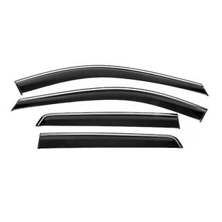 Window Deflectors with Chrome Trim Niken Luxury (4 pcs) Nissan Pathfinder R53 2021- photo 1