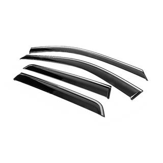 Window Deflectors with Chrome Trim Niken Luxury (4 pcs) Nissan Pathfinder R53 2021- photo 2