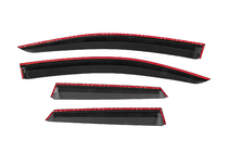 Opel Crossland X 2017-2024 Window Deflectors with Chrome Trim Niken Luxury (4 pcs) photo 4
