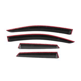Window Deflectors with Chrome Trim Niken Luxury (4 pcs) Opel Crossland X 2017-2024 photo 4