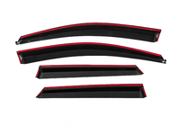Opel Grandland X 2017- Window Deflectors with Chrome Trim Niken Luxury (4 pcs) photo 4