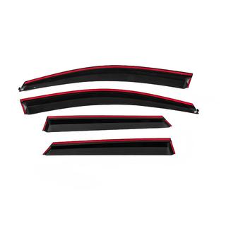 Window Deflectors with Chrome Trim Niken Luxury (4 pcs) Opel Grandland X 2017- photo 4