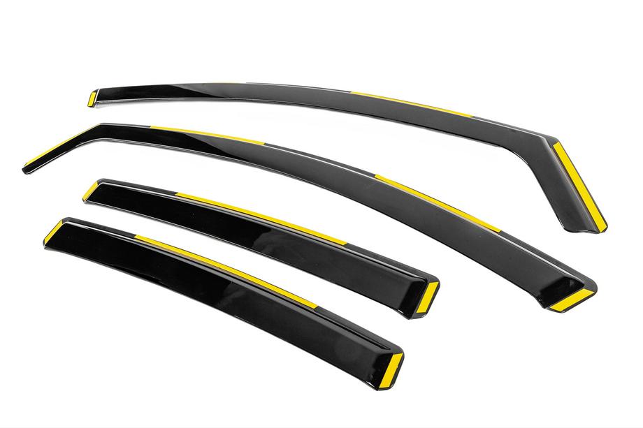 Opel Insignia 2008-2017 In-Channel Wind Deflectors Niken Luxury (SD/HB, 2008-2013, 4 pcs) Photo 2