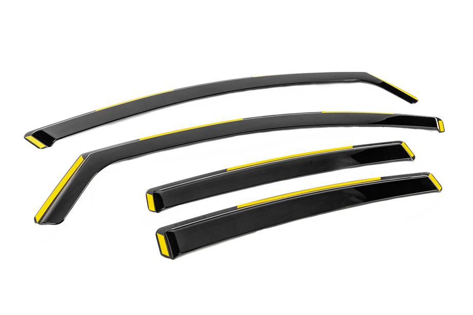 Opel Insignia 2008-2017 In-Channel Wind Deflectors Niken Luxury (SD/HB, 2008-2013, 4 pcs) Photo 3